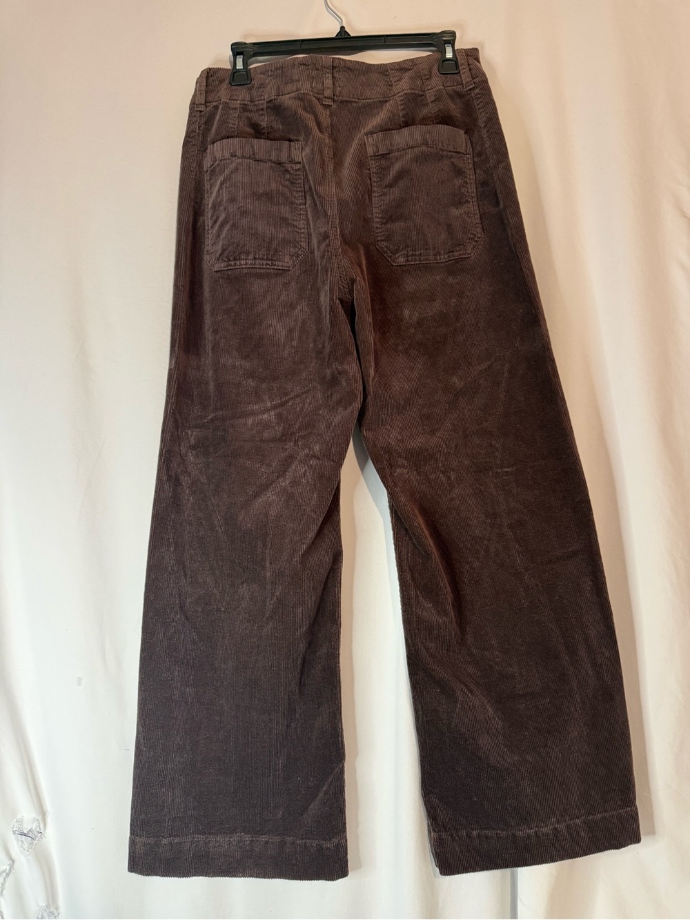 Maeve Anthropologie Colette Corduroy Pants 31 Brown Ultra High Rise Wide Leg - Picture 4 of 7